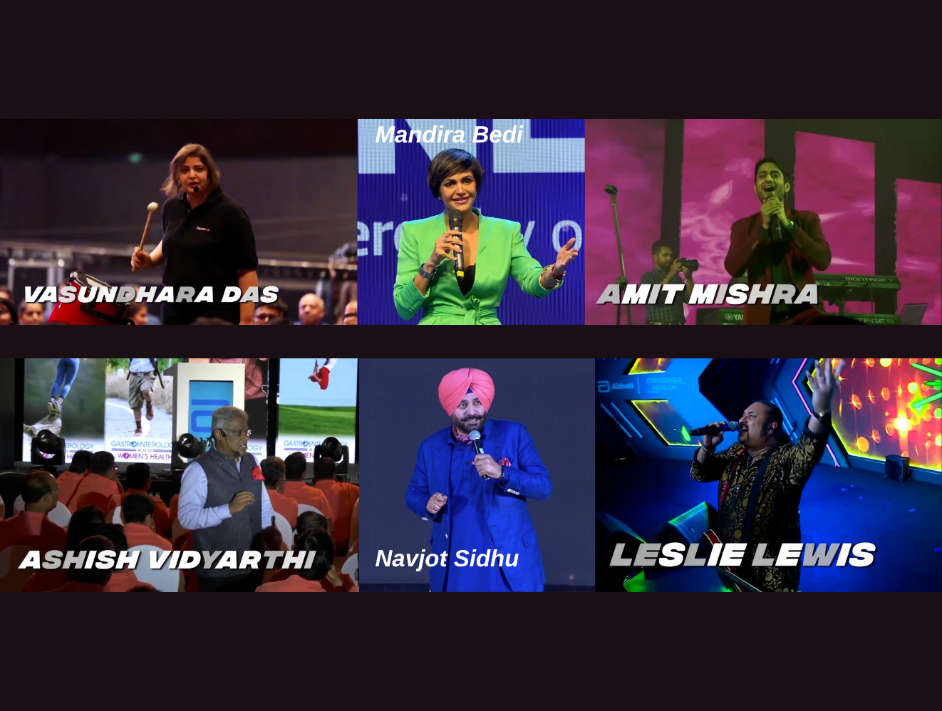 Celebs worked with